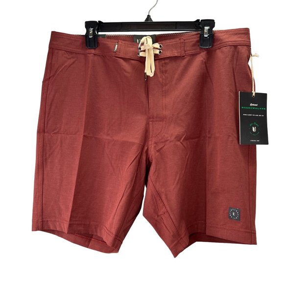 Linksoul Boardwalker Shorts Land or Sea size 36 Men Rust Golf Swim Zip Fly NWT - Picture 1 of 10